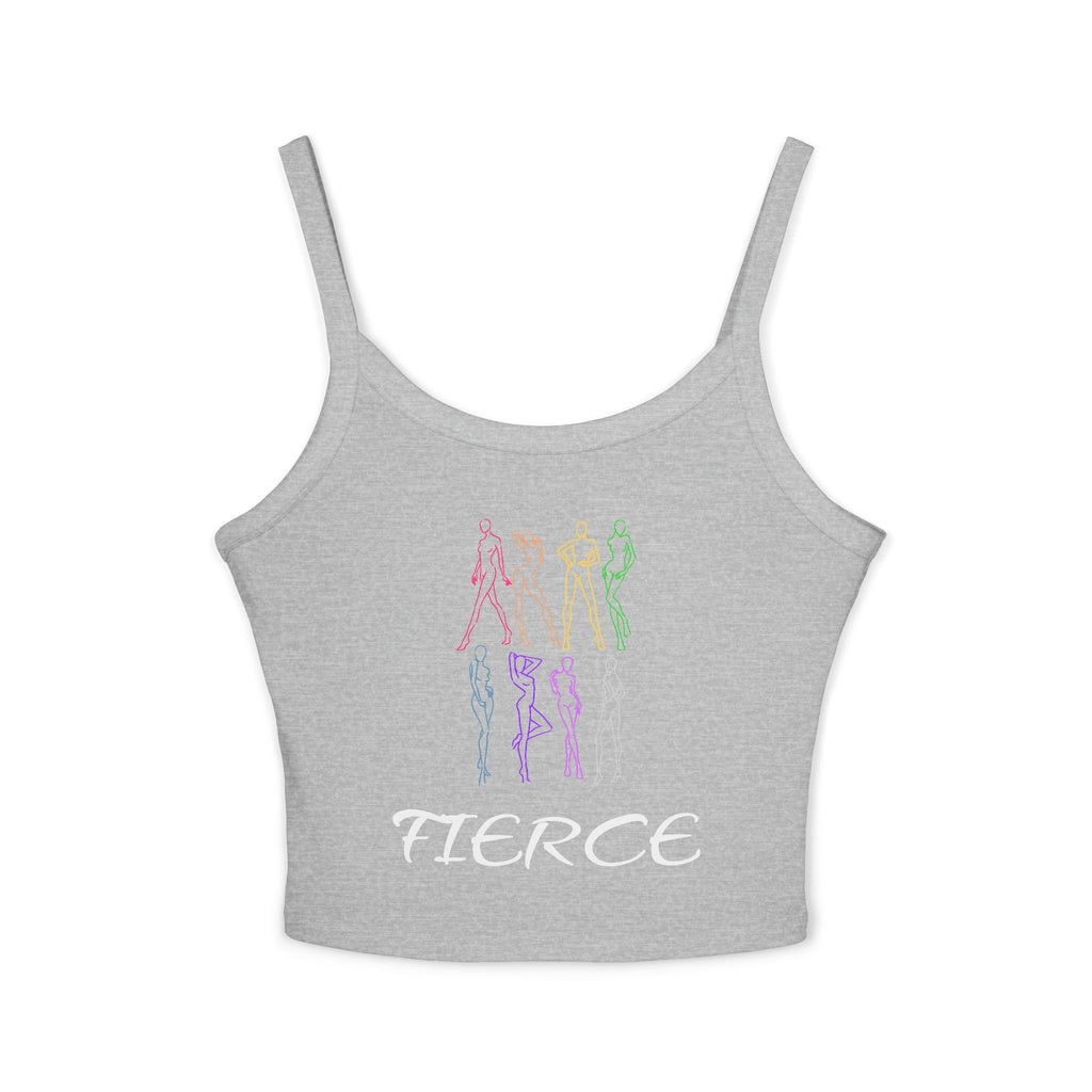 Fierce Rainbow Silhouette Crop Tank