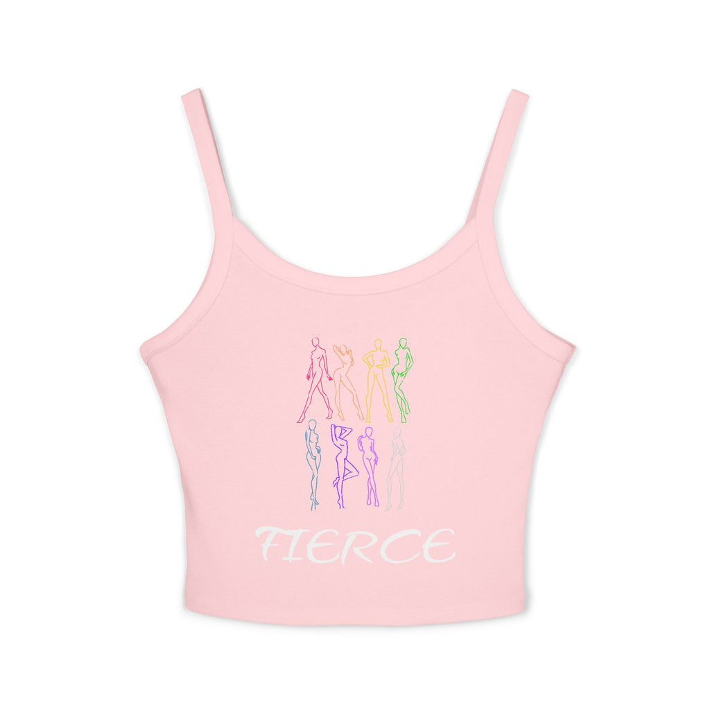 Fierce Rainbow Silhouette Crop Tank