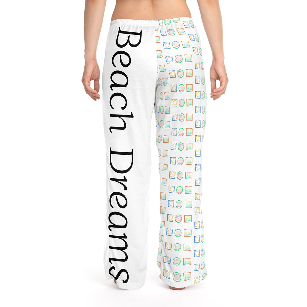 Beach Dreams Pajama Pants — Women's Graphic Sleep Lounge Pants