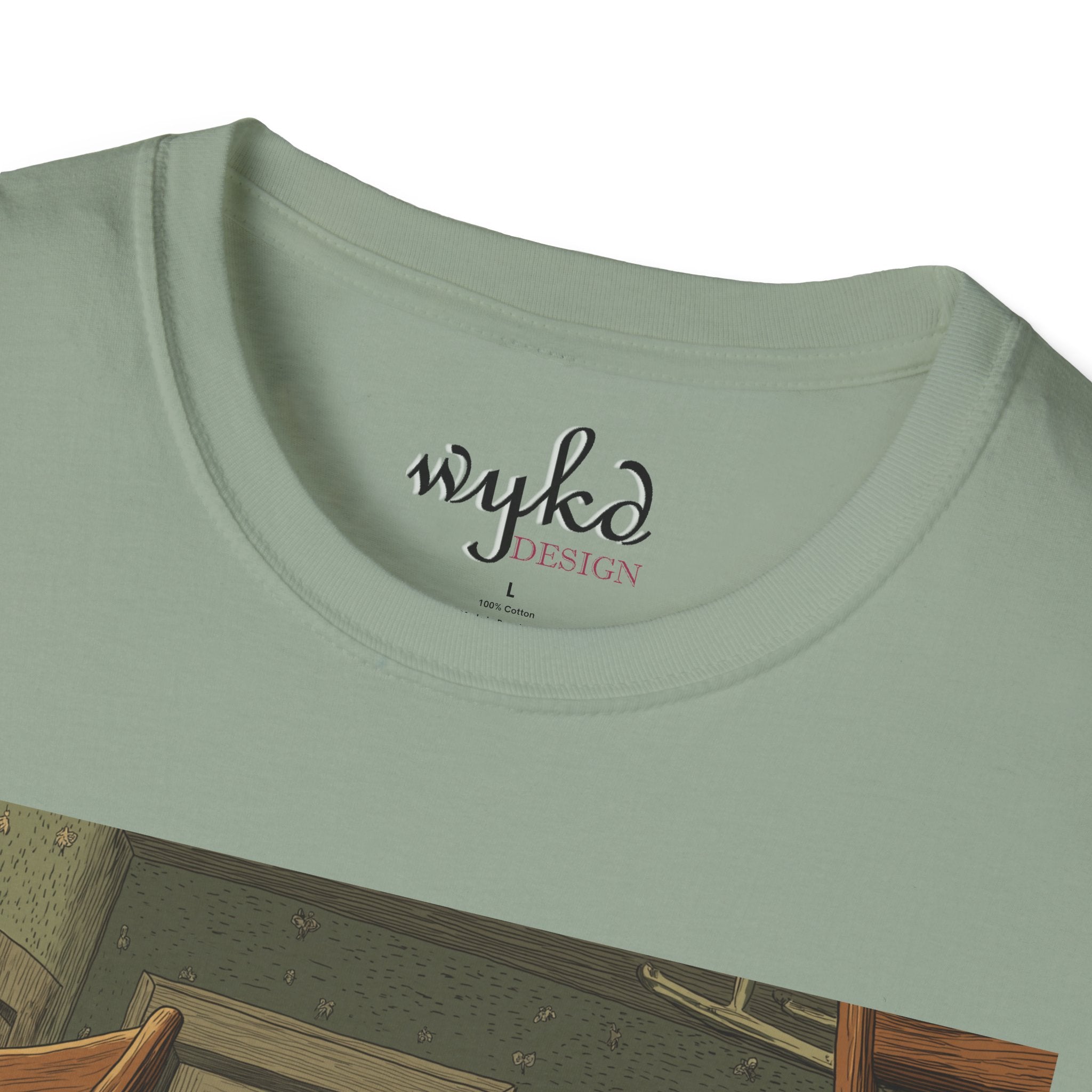 Cat Meme T-Shirt — "WHY?!" Funny Wide-Eyed Cat Graphic Tee