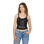 Fierce Rainbow Silhouette Crop Tank