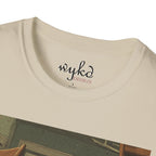 Cat Meme T-Shirt — "WHY?!" Funny Wide-Eyed Cat Graphic Tee