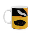 Cat In A Box Ceramic Mug — Cute Animal Coffee Cup (11oz, 15oz)