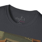 Cat Meme T-Shirt — "WHY?!" Funny Wide-Eyed Cat Graphic Tee