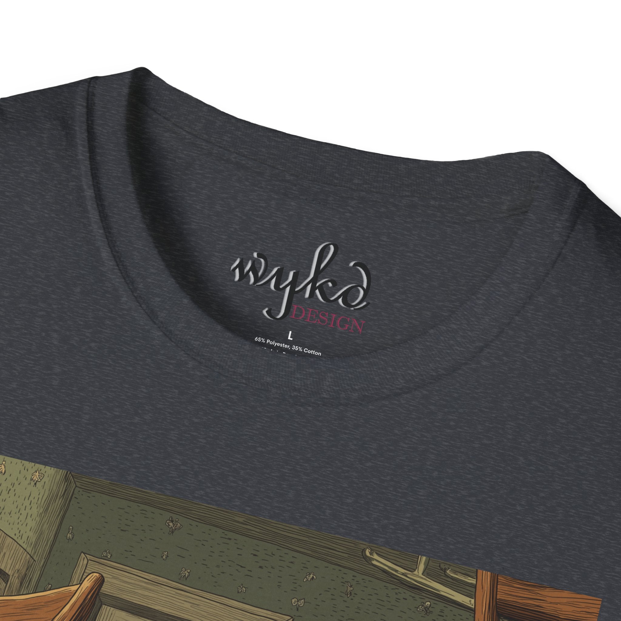 Cat Meme T-Shirt — "WHY?!" Funny Wide-Eyed Cat Graphic Tee