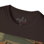 Cat Meme T-Shirt — "WHY?!" Funny Wide-Eyed Cat Graphic Tee