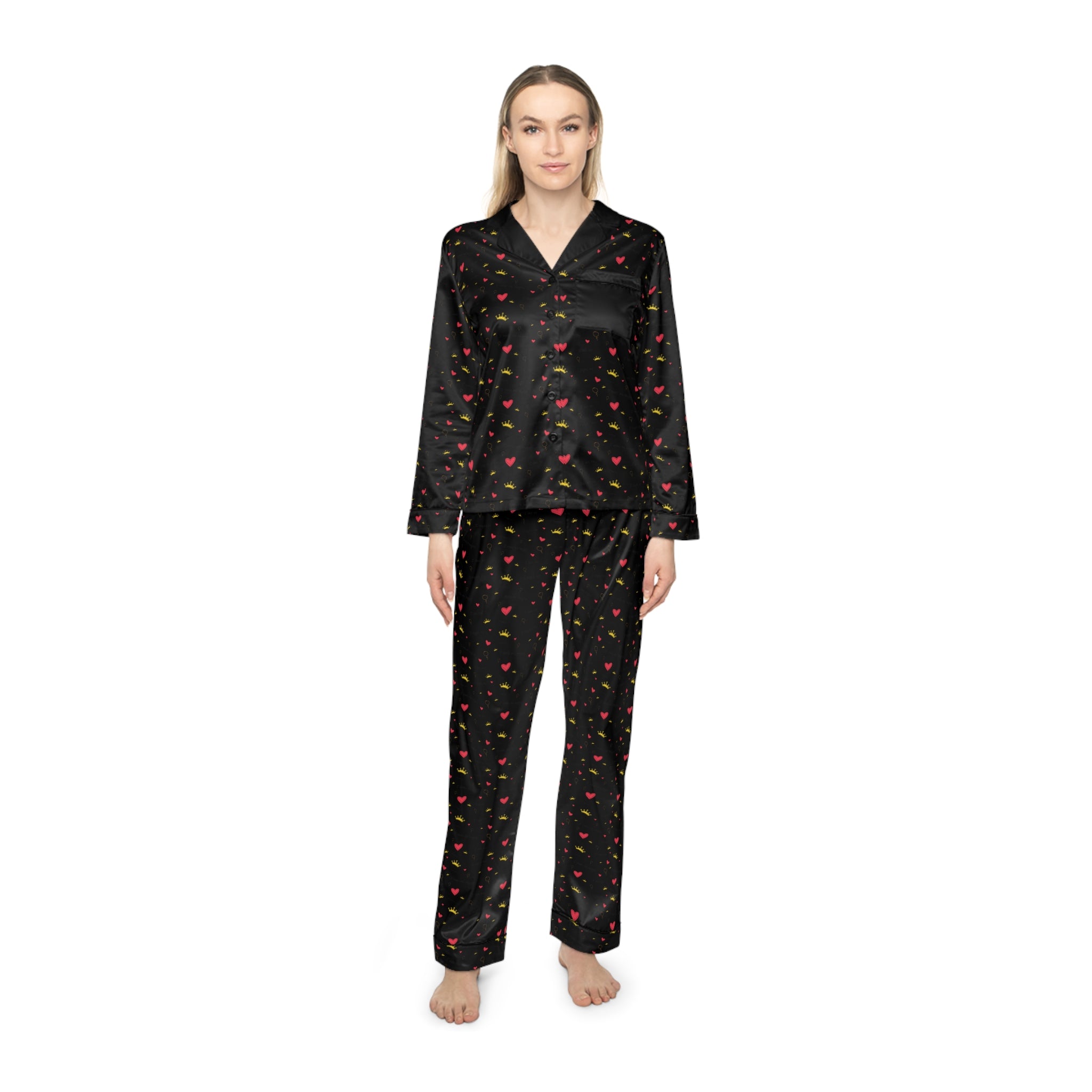 Me Power Women's Satin Pajamas