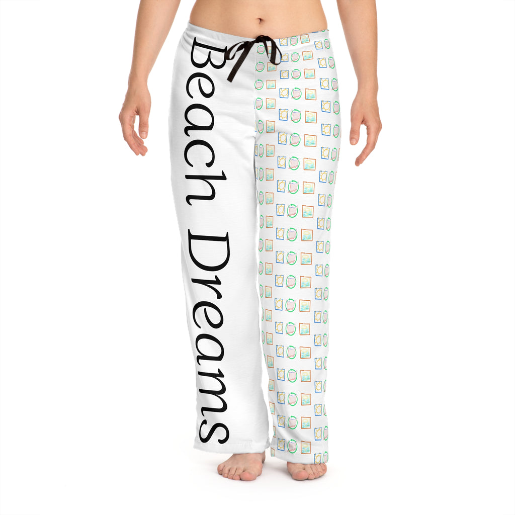 Beach Dreams Pajama Pants — Women's Graphic Sleep Lounge Pants