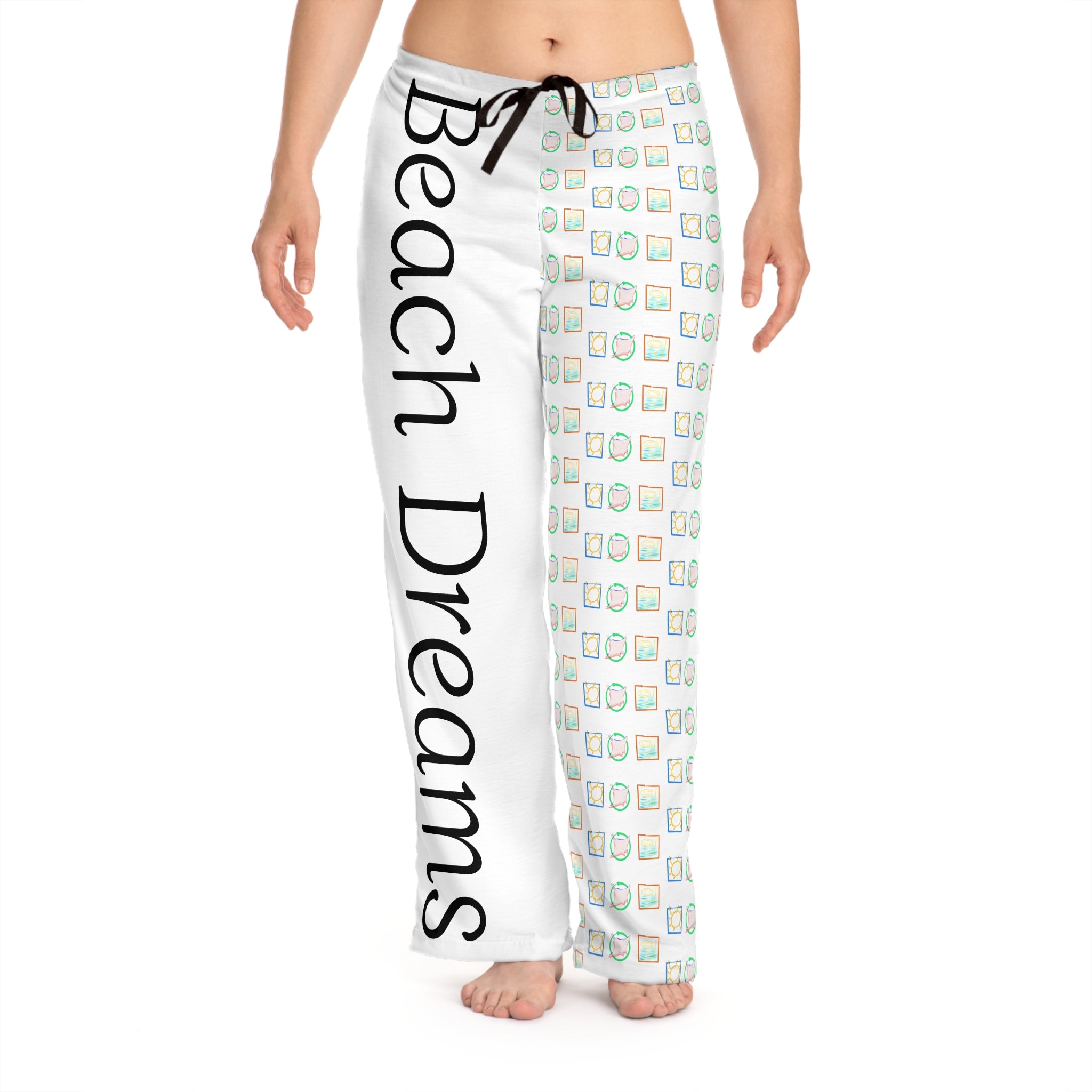 Beach Dreams Pajama Pants — Women's Graphic Sleep Lounge Pants