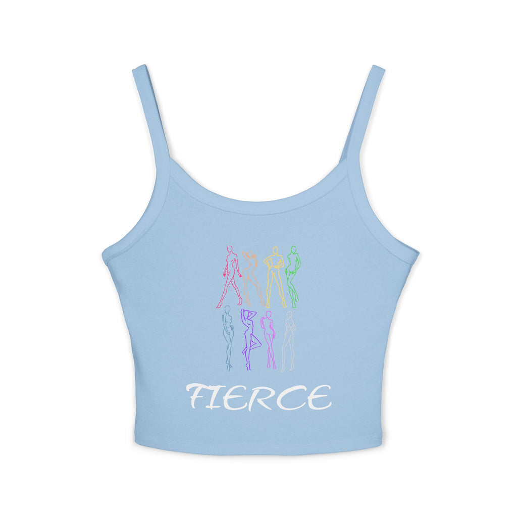 Fierce Rainbow Silhouette Crop Tank