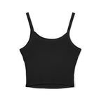 Love Me, Kiss Me Crop Tank — Women's Spaghetti Strap Tank Top