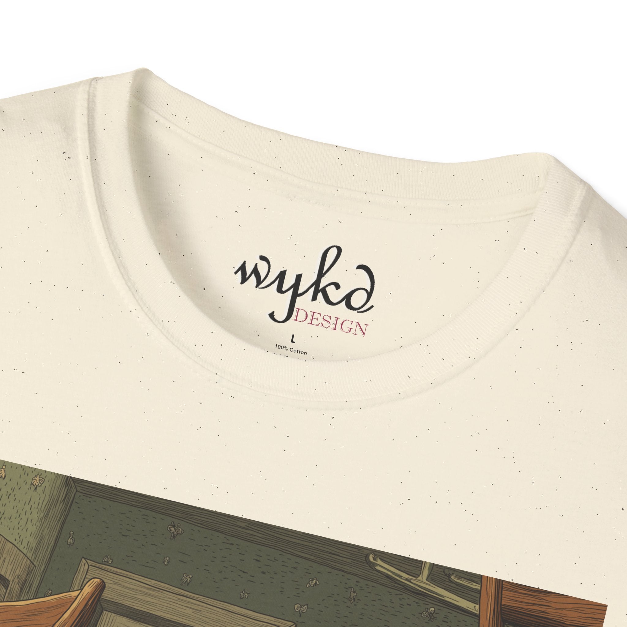 Cat Meme T-Shirt — "WHY?!" Funny Wide-Eyed Cat Graphic Tee