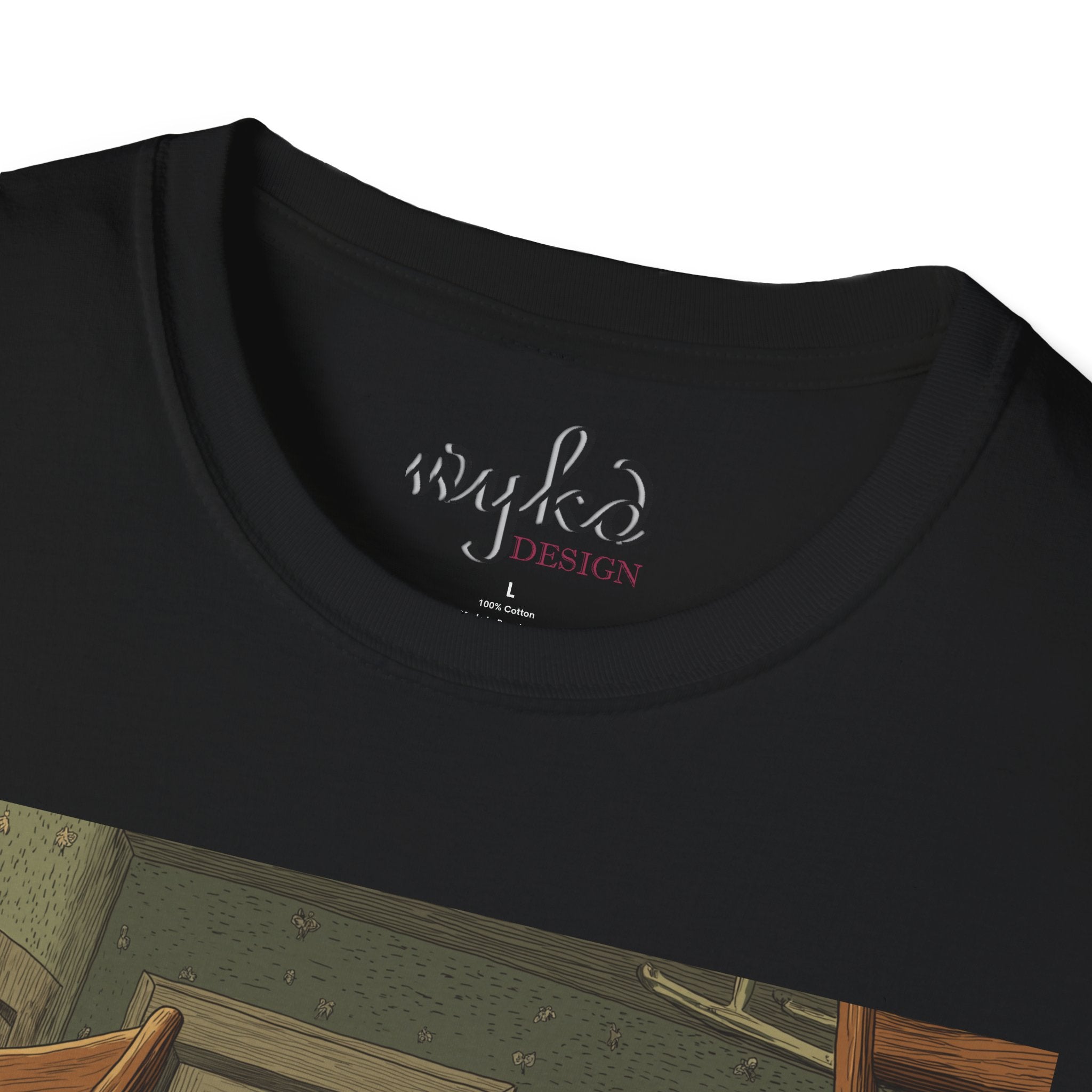 Cat Meme T-Shirt — "WHY?!" Funny Wide-Eyed Cat Graphic Tee